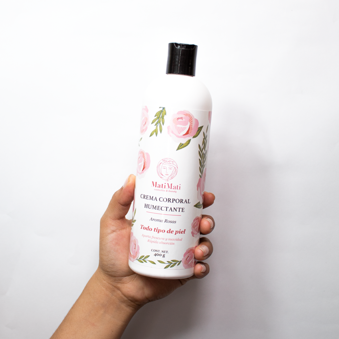 Crema Corporal Humectante Aroma Rosas