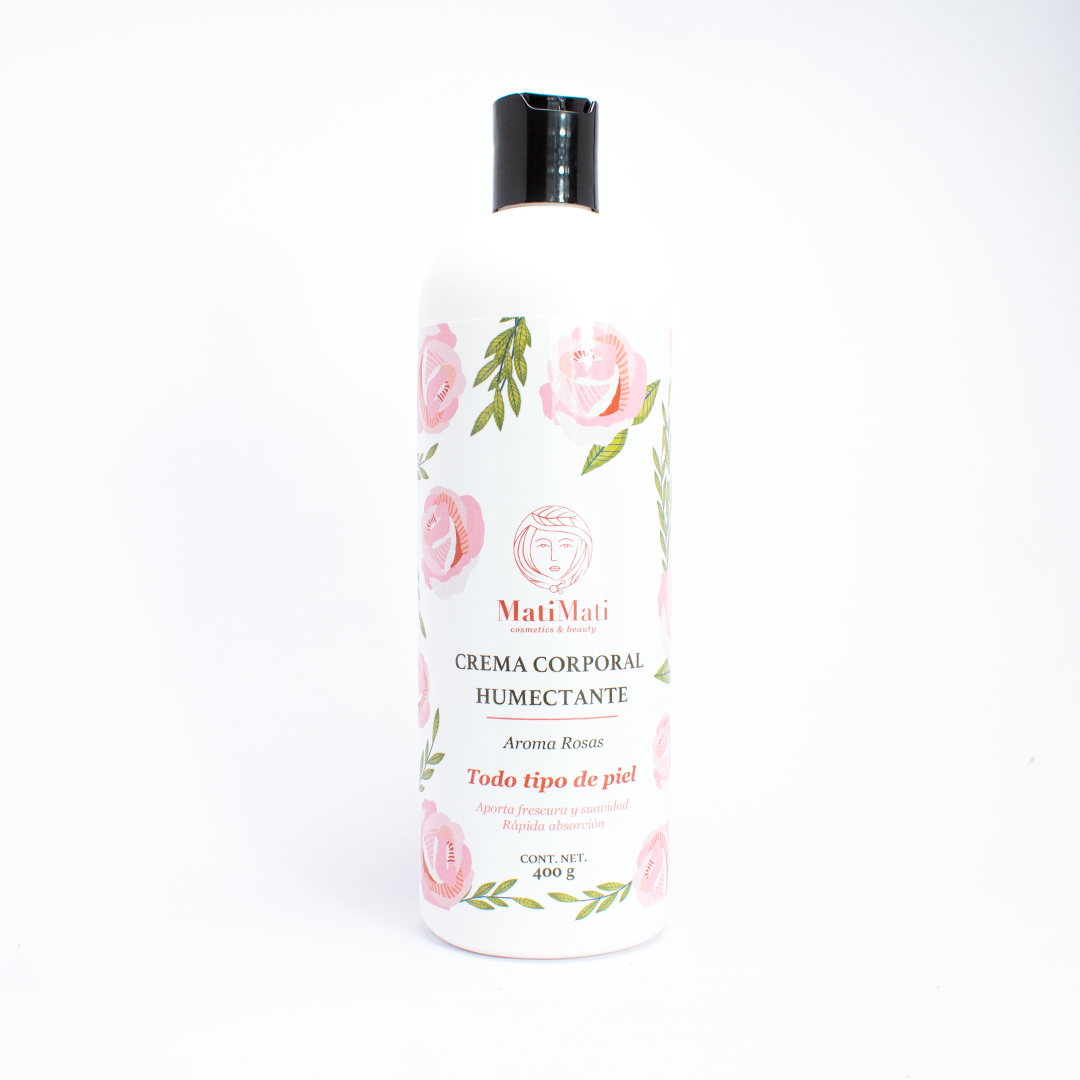 Crema Corporal Humectante Aroma Rosas