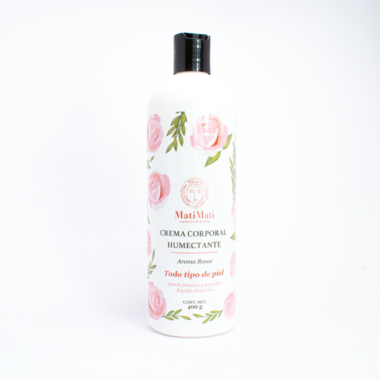 Crema Corporal Humectante Aroma Rosas