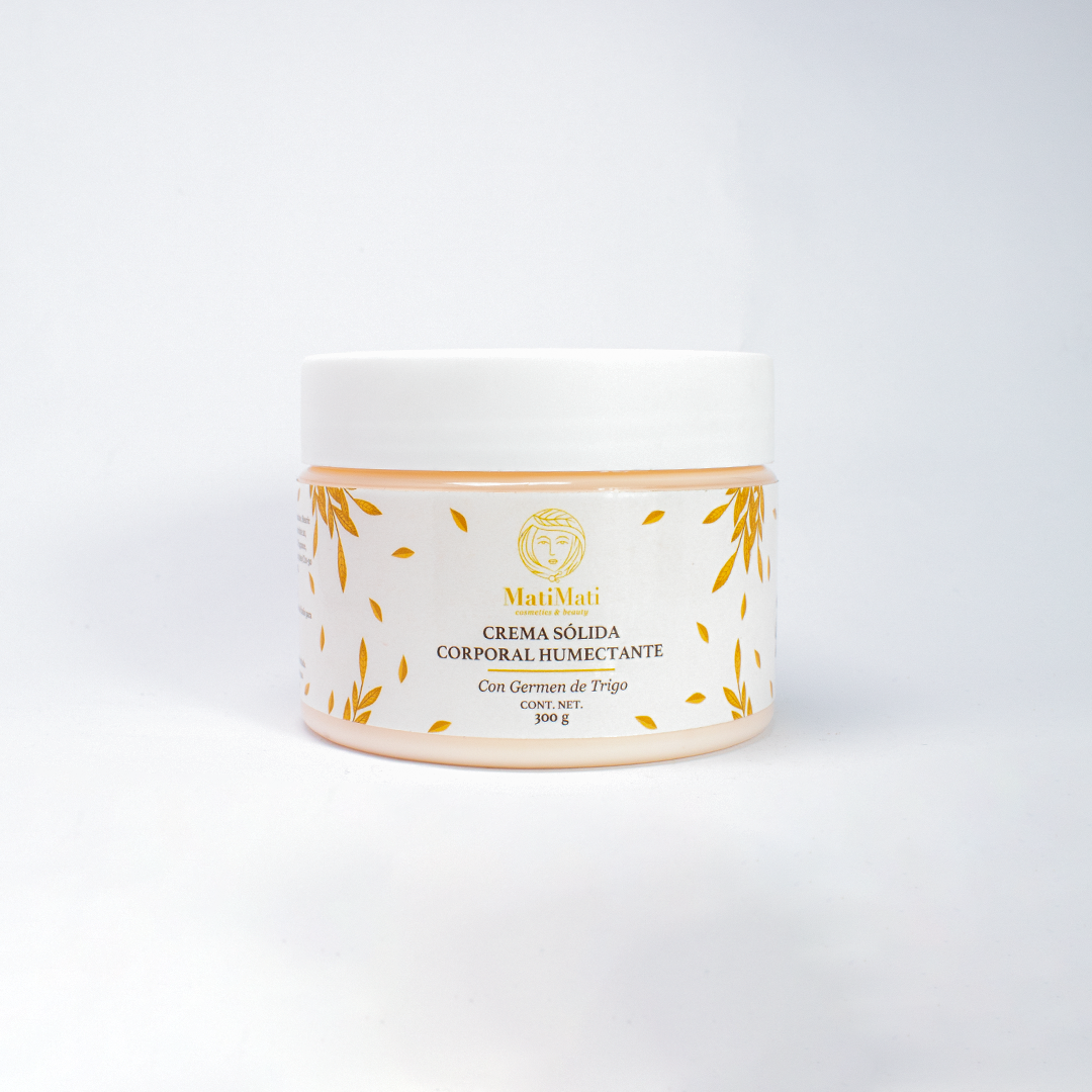 Crema Sólida Corporal Humectante con Germen de Trigo