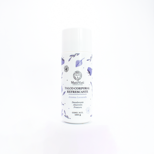 Talco Corporal Refrescante Lavanda